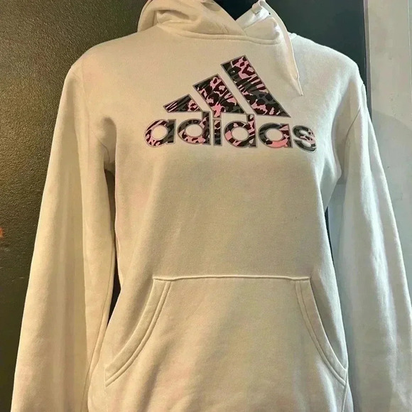 adidas Tops - White Adidas Sweatshirt